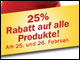 25% Rabatt auf alle Produkte! Wir haben für Sie umgebaut! Ab 25. Februar erstrahlt der Body Attack-Shop Norderstedt in neuem Glanz.