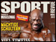 Die neue Sportrevue jetzt am Kiosk, mit vielen interessanten Artikeln zu Bodybuilding und Fitness.