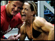 <a href=http://www.sams24.com target=_blank><u>SAMS</u></a> Athletin Monika Becht nimmt unter der Anleitung von Markus Bizeps und Trizeps ran. Super Form, super Training.