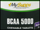 Mit dem My Supps BCAA 5000 Chewable Tablets hat man seine BCAA Versorgung bestens im Griff. Die für die Muskeln äußerst wichtigen verzweigtkettigen ...